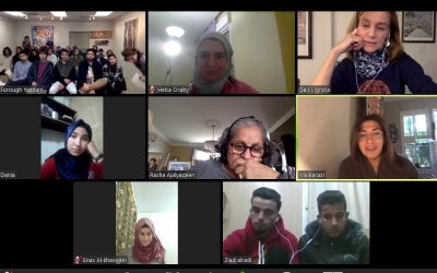 Project Turquoise Youth reunite with Zaatari youth online