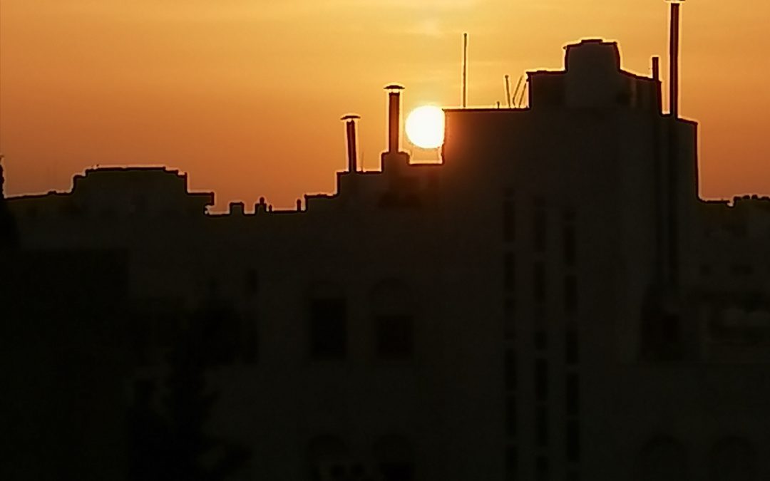 Sunset in Irbid/Jordan